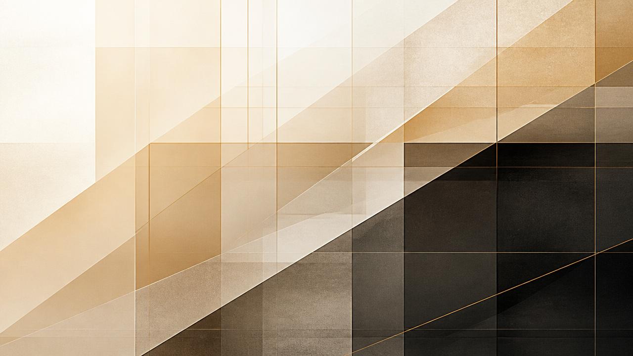 Abstraktní geometrická kompozice BILDRA